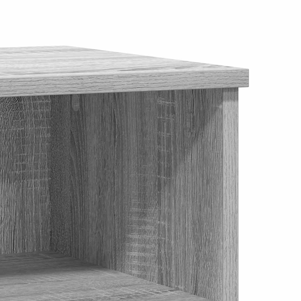 Nachttisch Grau Sonoma 40x35x50 cm Holzwerkstoff